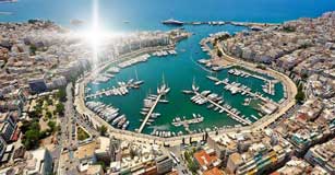 Rent a car in the port of Piraeus, Athens, Greece