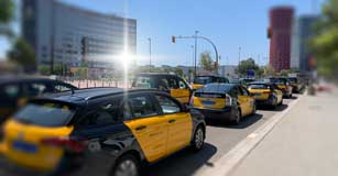 Profitable taxi booking in Barcelona