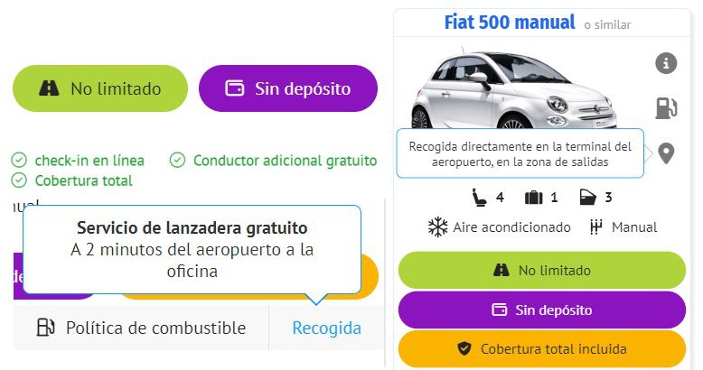 ¿Qué más debo tener en cuenta al reservar un coche por Internet?