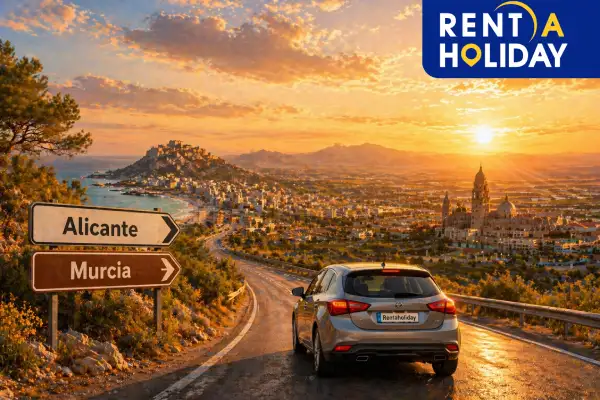 Location de voiture en aller simple de Alicante à Murcia