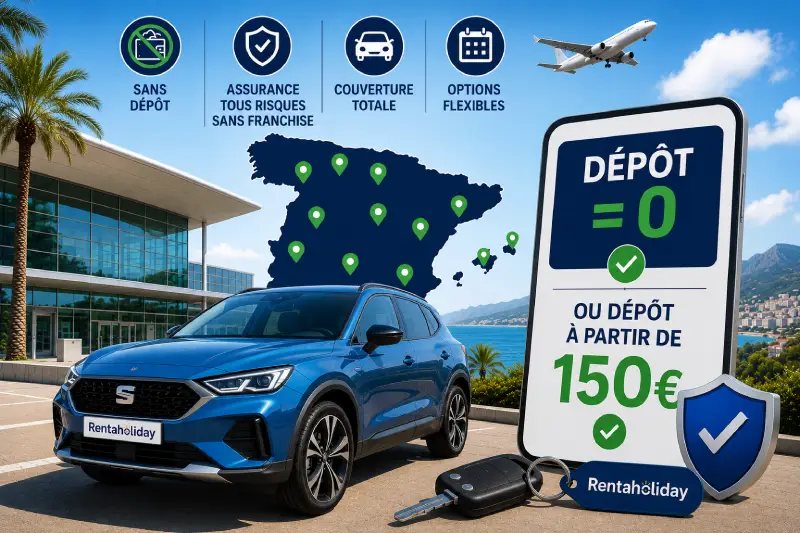 Cautions pour la location de voiture en Espagne en 2026