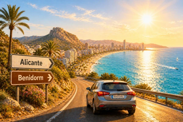 Alquiler de coches de ida de Alicante a Benidorm