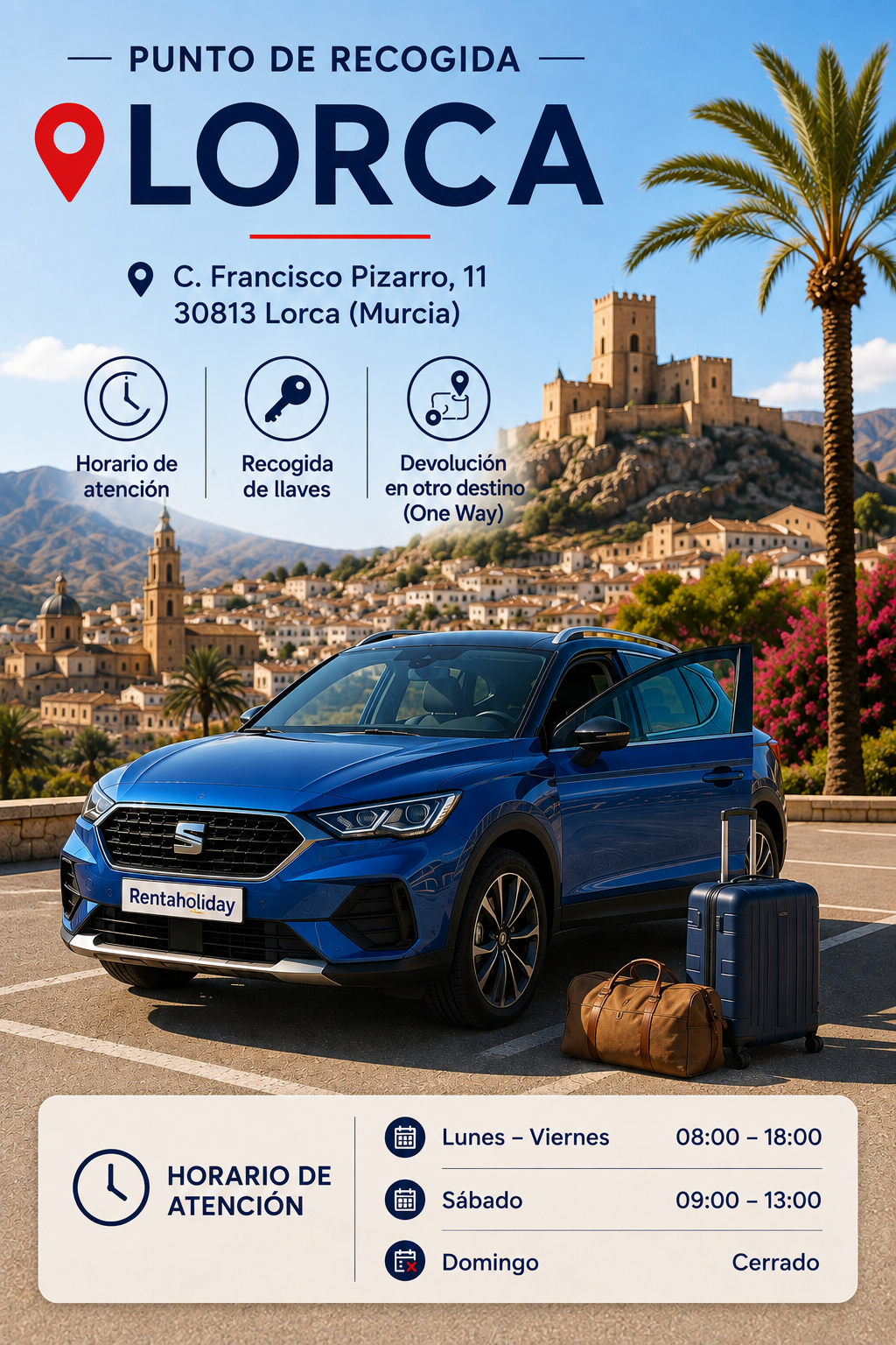 Recogida del coche en Lorca